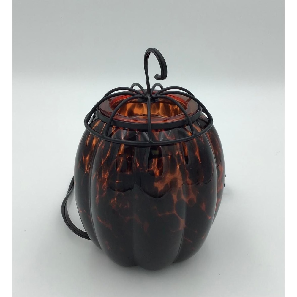 Scentsy Tiger Eye Pumpkin Electric Wax Warmer Fall Decor Thanksgiving Halloween